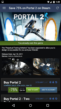 Steam APK screenshot 1 Steam APK screenshot 1