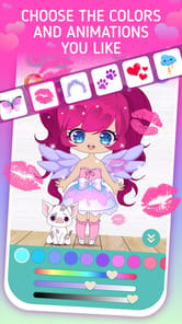 Chibi Dress Up Games for Girls APK screenshot 1