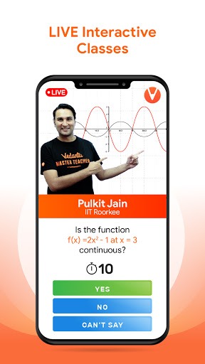Vedantu: LIVE Learning App | Class 1-12, JEE, NEET APK screenshot 1
