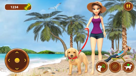 Dog Simulator Pet Dog Games 3D APK screenshot 1