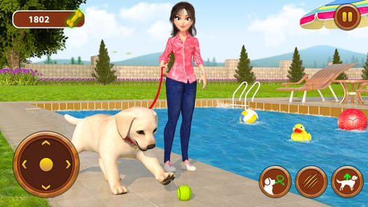 Dog Simulator Pet Dog Games 3D APK screenshot 1