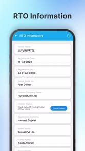 e m parivahan bike & car info APK screenshot 1
