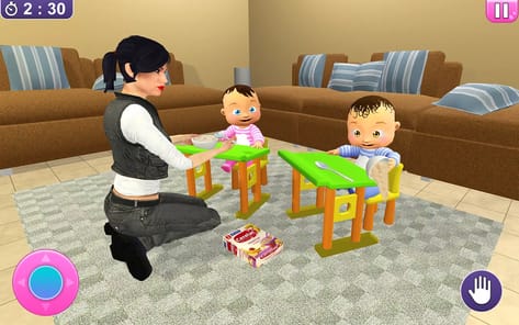 Real Twins Baby Simulator 3D APK screenshot 1