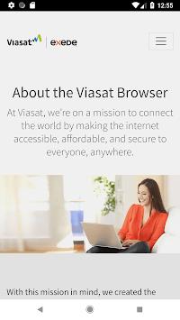 Viasat Browser APK screenshot 1