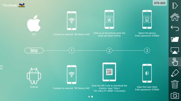 ViewSonic® vCastSender APK screenshot 1