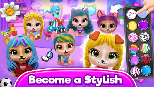 Hairstyle: pet care salon game APK screenshot 1