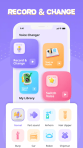 Voice changer & Sound Effects APK screenshot 1