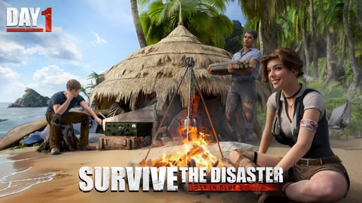 LOST in Blue 2: Fate's Island APK screenshot 1