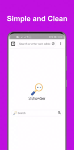 SiBrowSer APK screenshot 1