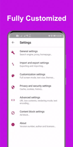 SiBrowSer APK screenshot 1