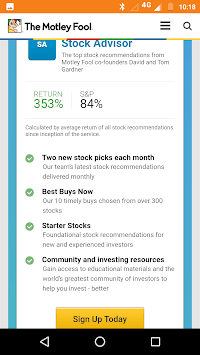 The Motley Fool APK screenshot 1