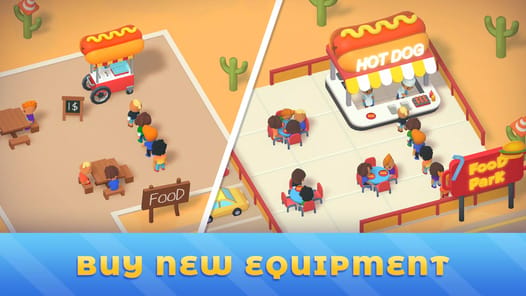 Idle Food Park Tycoon APK screenshot 1
