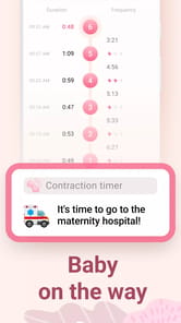 Contraction Timer & Counter APK screenshot 1