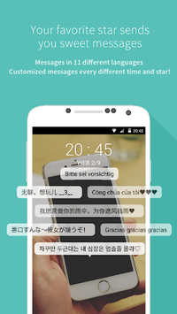 Mydol- Lockscreen, Virtual chat, Chat bot APK screenshot 1