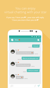 Mydol- Lockscreen, Virtual chat, Chat bot APK screenshot 1