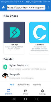 Trust - Ethereum & ERC20 Wallet APK screenshot 1