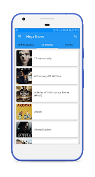 Mega Shows APK screenshot 1