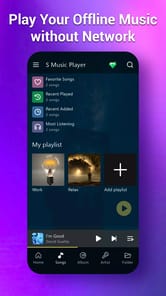 S Music Player APK screenshot 1