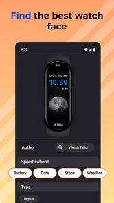 Mi Band 6 & 7 Watch Faces APK screenshot 1