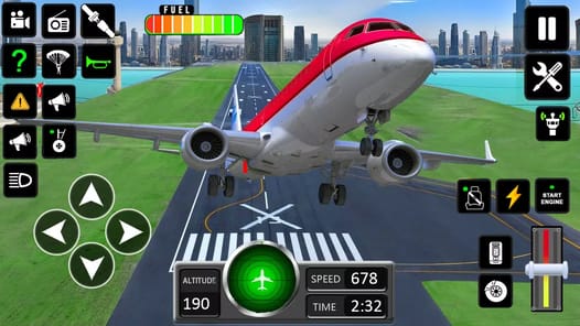 Flight Simulator - Plane Games APK screenshot 1