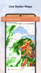 Live Weather Radar Launcher APK screenshot 1