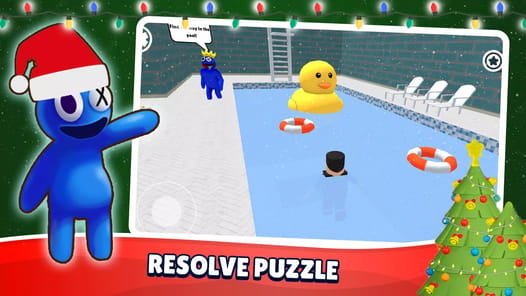 Escape Blue Monster Friend APK screenshot 1