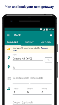 WestJet APK screenshot 1