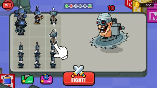 Merge War Monster Fight APK screenshot 1