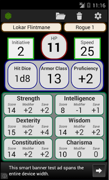 Fifth Edition Character Sheet APK screenshot 1