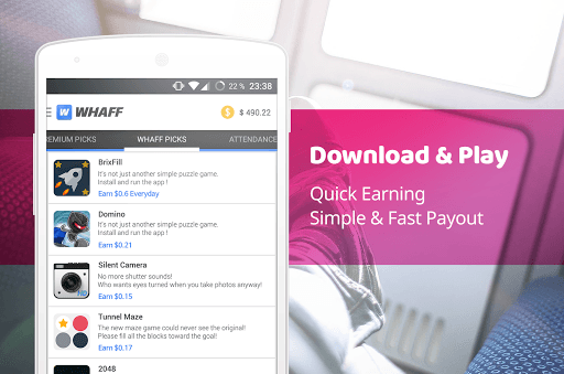WHAFF Rewards APK screenshot 1