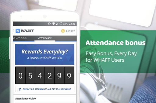 WHAFF Rewards APK screenshot 1