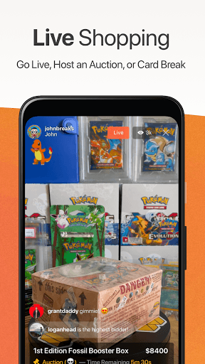 Whatnot: Buy, Sell & Go Live APK screenshot 1 Whatnot: Buy, Sell & Go Live APK screenshot 1