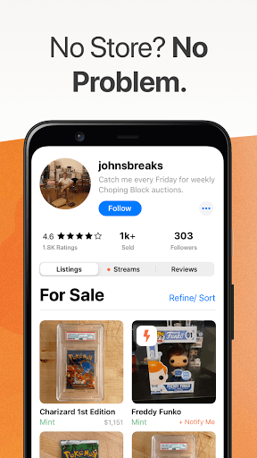 Whatnot: Buy, Sell & Go Live APK screenshot 1 Whatnot: Buy, Sell & Go Live APK screenshot 1