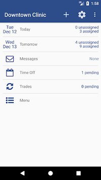 w2w : WhenToWork Mobile App APK screenshot 1