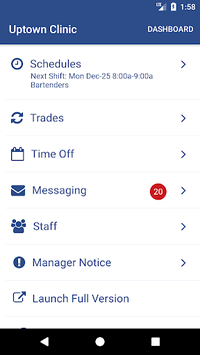 w2w : WhenToWork Mobile App APK screenshot 1