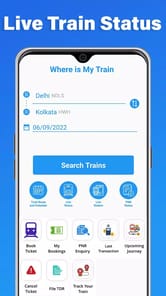 Where is my Train- Live Status APK screenshot 1