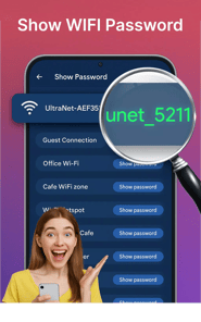 WiFi Analyzer: Wifi passwords APK screenshot 1
