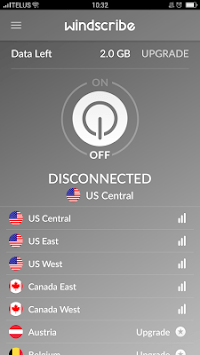 Windscribe VPN APK screenshot 1