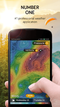 Windy: wind, waves and hurricanes forecast APK screenshot 1