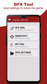 Only Red - Headshot & GFX Tool APK screenshot 1