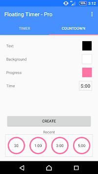 Floating Timer (Stopwatch) APK screenshot 1 Floating Timer (Stopwatch) APK screenshot 1