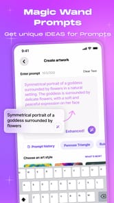 WOMBO Dream - AI Art Generator APK screenshot 1