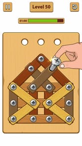 Nuts Bolts ASMR - Wood Nuts APK screenshot 1