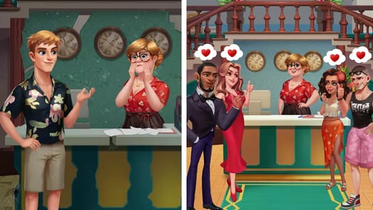 Alice's Resort - Word Game APK screenshot 1