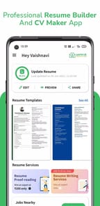 Online AI Resume CV Builder APK screenshot 1
