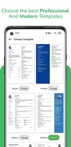 Online AI Resume CV Builder APK screenshot 1