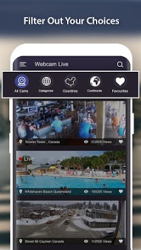 World Live Camera Viewer : Webcam, Earth cam APK screenshot 1