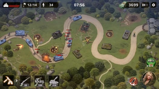 WWII Defense: RTS Army TD game APK screenshot 1