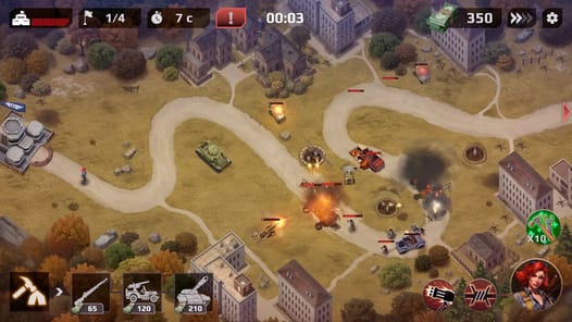 WWII Defense: RTS Army TD game APK screenshot 1