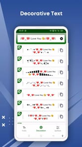 Chat Style for WA :Fonts APK screenshot 1